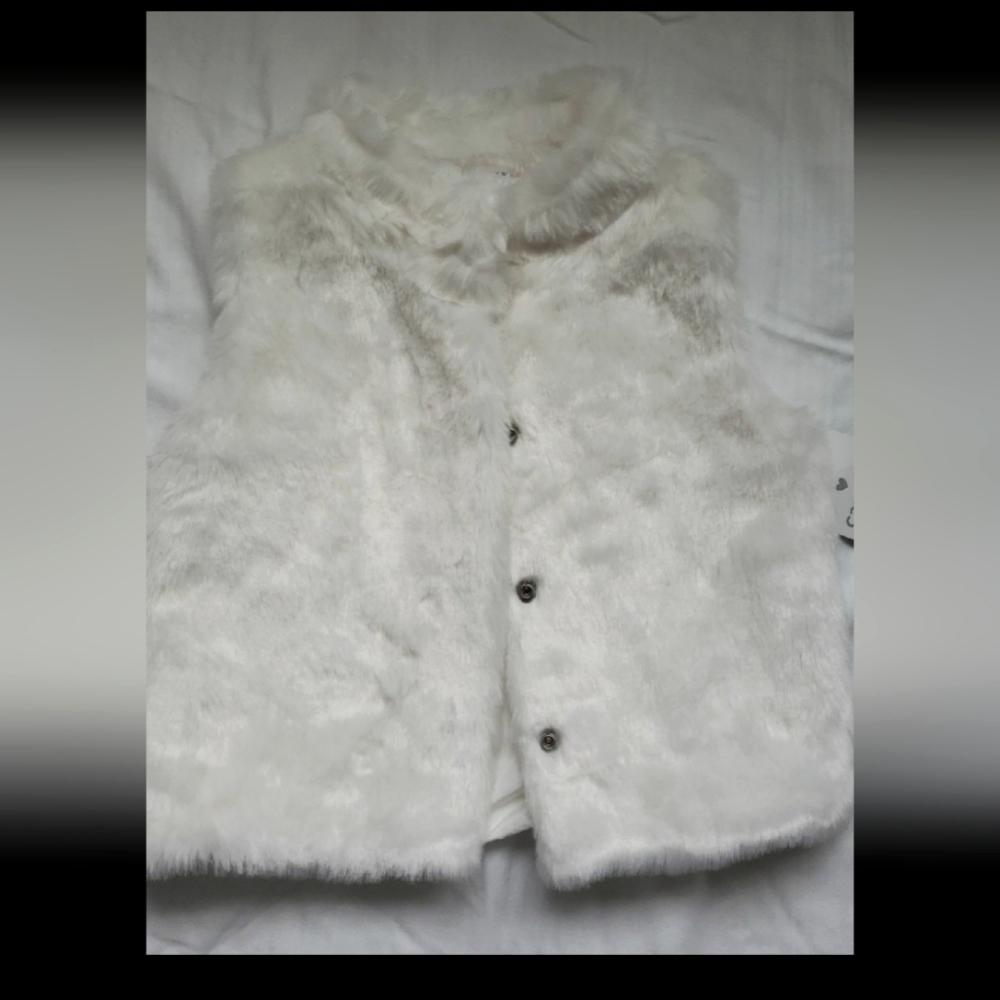 Carter's Faux Fur Girls Vest, Size 5